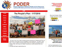 Tablet Screenshot of poder-texas.org